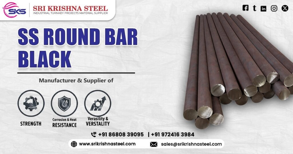 Stainless Steel Round Bar Black in Andhra Pradesh