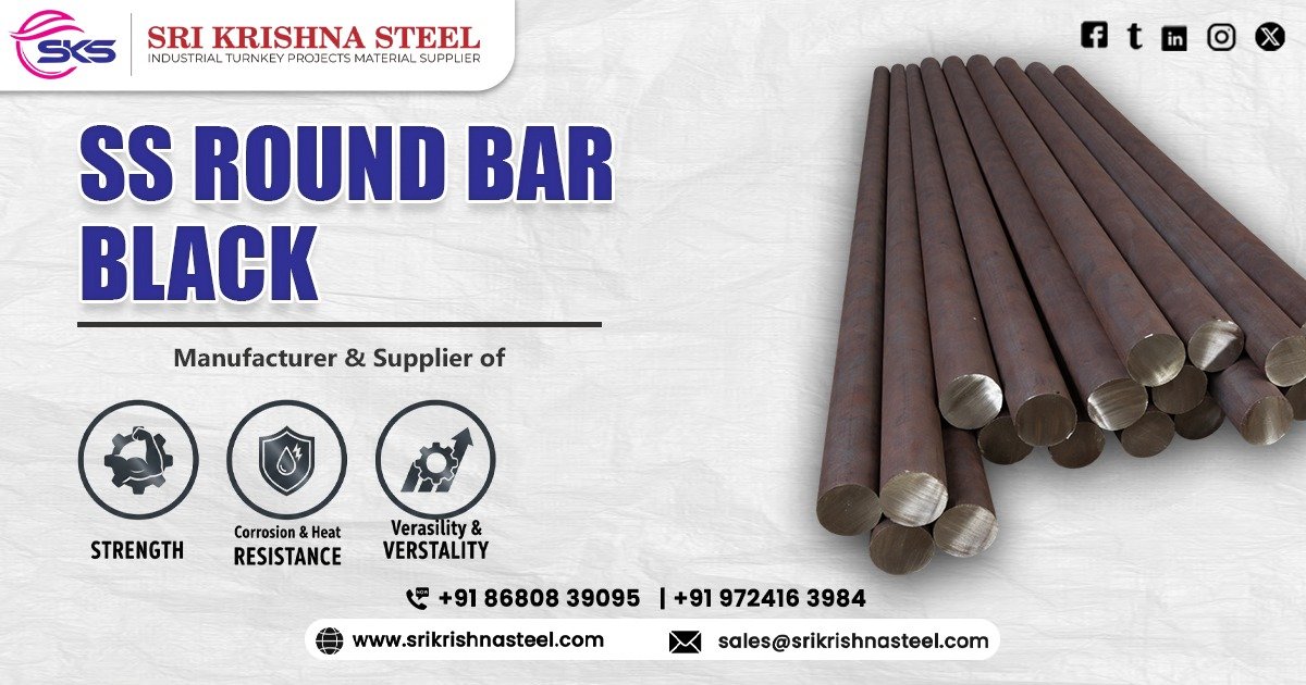 Stainless Steel Round Bar Black in Andhra Pradesh
