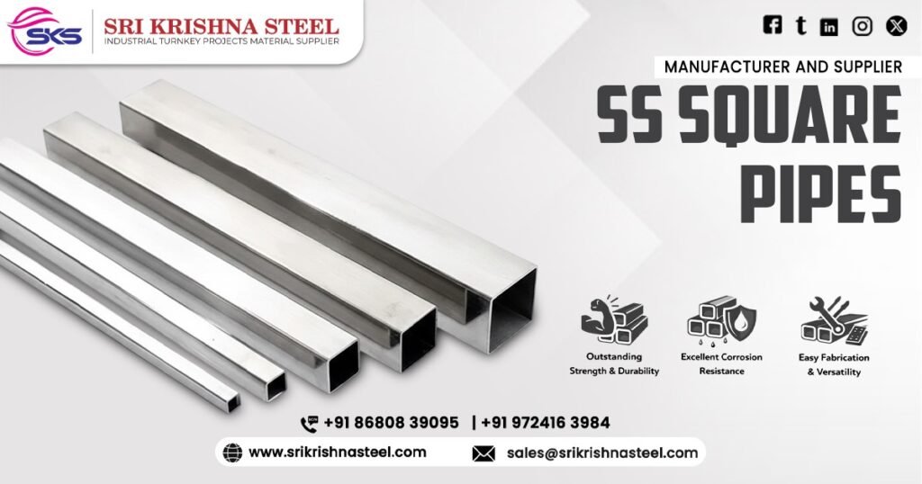 Stainless Steel Square Pipes in Andhra Pradesh
