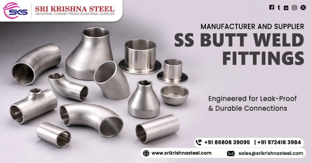 Stainless Steel Butt Weld Fittings in Andhra Pradesh