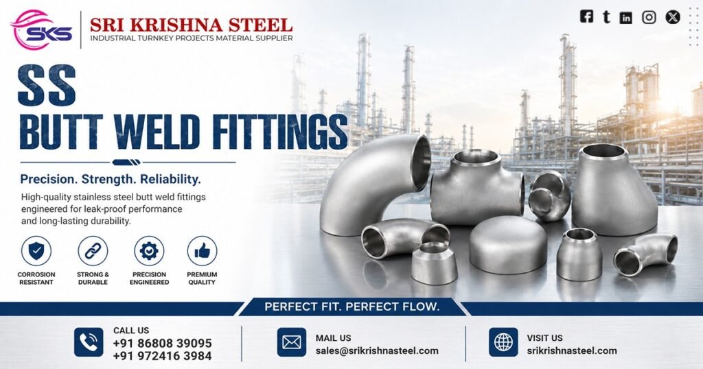 SS Butt Weld Fittings in Karnataka