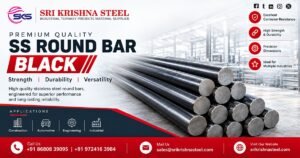 SS Round Bar Black in Kerala